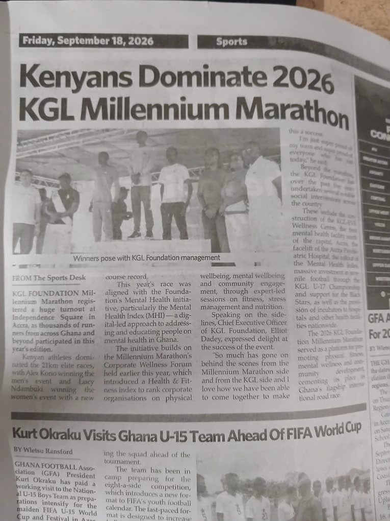 Daily Guide marathon coverage